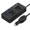 Inversor de coche Meind de 200 W a 220 V con carga rápida y doble toma (universal de 24 V)