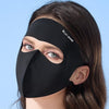 Mascarilla de ciclismo deportiva WEST BIKING, transpirable, de seda fría, con protección solar, talla única (negro)