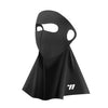 Mascarilla facial protectora solar WEST BIKING transpirable, de secado rápido y con absorción de humedad, ideal para deportes de ciclismo al aire libre, con tirantes de cuello de seda helada, talla única (negro)