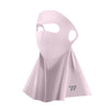 Mascarilla facial protectora solar WEST BIKING transpirable, de secado rápido y con absorción de humedad, ideal para ciclismo al aire libre, con tirantes de cuello de seda helada, talla única (rosa)