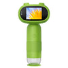 Microscopio electrónico digital para niños CM4 de dibujos animados HD con pantalla y lupa portátil de mano