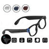 Gafas inteligentes AIMB-G1 con cámara de 5 MP y traducción de IA en tiempo real, video estabilizado 1080P, kit de 3 lentes (negro)