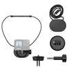 BH-14 con adaptador de 1/4 de pulgada para cámara de acción universal, cordón magnético, soporte para el cuello
