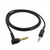 Cable de auriculares balanceado de 4,4 mm para Sony WH-1000XM2 / WH-1000XM3 / WH-1000XM4 / WH-CH710N / WH-H900N, longitud: 1,5 m (negro)