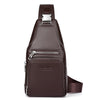 WEIXIER X452 Bolso bandolera vintage para hombre, multifuncional, para exteriores (marrón)