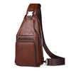 WEIXIER X451 - Bolso bandolera para hombre, para exteriores, portátil, color marrón oscuro