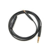 Cable de audio para auriculares BOSE QC25/QC35/SoundLink OE2 con micrófono integrado, longitud: 1,4 m (negro)