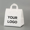Bolsa térmica para llevar, no tejida, de aluminio, desechable, para catering, 50 bolsas en un paquete, tamaño grande: 26 x 26 x 17 cm (blanca)