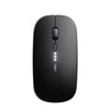Ratón inalámbrico Bluetooth Inphic M1 PRO, recargable, silencioso, con tres modos y pantalla de nivel de batería (negro)