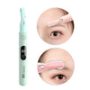 WUSHANG - Maquinilla de afeitar recargable para cejas y depilación facial para mujeres, ideal para vello fino y suave en rostro, brazos y piernas (verde claro)