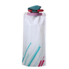 AOTU AT6601 Bolsa de agua blanda de grado alimenticio de 700 ml, portátil y plegable para deportes al aire libre (blanca)