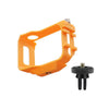 Jaula de expansión para PC Insta360 GO Ultra con orificio para tornillo de 1/4 de pulgada y zapata fría (naranja)