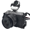 Zapata para Insta360 GO Ultra, adaptador para cámara dual (negro)