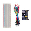 Placa de pruebas MB-102 de 830 orificios + módulo de alimentación + 65 cables (juegos)