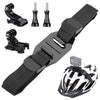 Soporte universal para cámara de casco de bicicleta, correa ajustable para cascos ventilados/esqueleto, compatible con GoPro, Insta360, DJI y otras cámaras de acción.