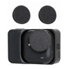 2 tapas de lente de plástico resistentes a arañazos para Insta360 GO Ultra (negra)