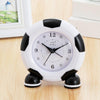 Reloj despertador con forma de bola Bo Sheng GH217 para niños, silencioso, con escaneo (blanco)