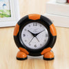 Reloj despertador con forma de bola Bo Sheng GH217 para niños, silencioso, con escaneo (naranja)