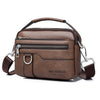 WEIXIER D893 - Bolso bandolera multifuncional para hombre (marrón oscuro)