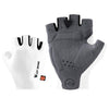 Guantes de ciclismo de entrenamiento WEST BIKING, acolchados, transpirables y antideslizantes, talla XL (blancos)
