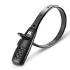 Candado antirrobo portátil con combinación para casco de bicicleta o motocicleta WEST BIKING (corto estándar)