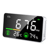 Monitor de concentración de dióxido de carbono TOMO-2, comprobador de calidad del aire doméstico (blanco)