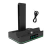 Base de carga LED RGB KJH para Nintendo Switch 2 y mando Joy-Con (negro)
