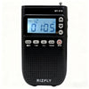 RIZFLY MY518 - Radio portátil FM/AM bibanda con Bluetooth (negro)