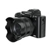 Videocámara DC226 8K con cámaras duales frontal y trasera de 48 MP, pantalla táctil HD de 3,2 pulgadas, flash LED, salida HDMI y conexión wifi (enchufe estadounidense)