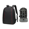 Mochila para cámara DSLR, impermeable, de gran capacidad, multifuncional, para portátil (gris)