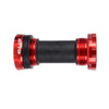 Eje de pedalier roscado a presión Shimano / FSA ZTTO BB91 para bicicletas de montaña y carretera (rojo)