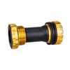 Eje de pedalier roscado a presión para bicicletas de montaña y carretera Shimano / FSA ZTTO BB91 (dorado)