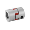 Acoplamiento de doble diafragma de aleación de aluminio codificado para motor de alto par, especificación: LAP40