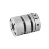 Acoplamiento de doble diafragma de aleación de aluminio codificado para motor de alto par, especificación: LASD34