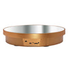 Espejo multiusos con disco giratorio eléctrico, soporte para fotografía y visualización en directo, alimentado por batería/USB, tamaño: 32 cm (dorado)