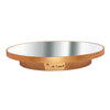 Espejo multiusos con disco giratorio eléctrico, soporte para fotografía y visualización en directo, alimentado por batería/USB, tamaño: 40 cm (dorado)