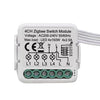 Módulo de interruptor inteligente ZigBee 3.0 para remodelación, con control remoto por voz y conexión de neutro y fase de 4 canales.
