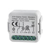 Módulo de interruptor inteligente ZigBee 3.0 de 2 canales con control remoto por voz y cable activo único