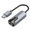 Adaptador de red cableada JINGHUA 2.5G RJ45 para portátil, especificaciones: USB