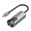 Adaptador de red cableada JINGHUA 2.5G RJ45 para portátil, especificación: TIPO C