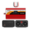 Inversor de corriente XUYUAN de 12V/24V a 110V de onda sinusoidal pura, enchufe estadounidense, especificaciones: 3000W, rojo