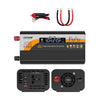 Inversor de onda sinusoidal pura de 12 V/24 V a 220 V, convertidor de potencia universal para coche, especificaciones: 1400 W, color negro