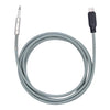 Cable de audio para guitarra eléctrica, teléfono móvil, ordenador y grabación, de 6,35 mm macho a USB-C macho, longitud: 3 m