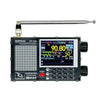 DEEPELEC DP-666 Radio TEF6686 con pantalla táctil, FM de banda completa y alta sensibilidad (Negro)