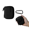 Estuche de almacenamiento de poliuretano resistente al agua para cámara DJI Osmo Action 6 con mosquetón (negro)