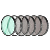 Filtro para lente de cámara DJI Osmo Action 6: CPL+ND8+ND16+ND32+ND64+Difusión 1/4