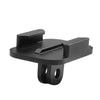 Base adaptadora universal de liberación rápida de aleación de aluminio para cámaras de acción (negra)