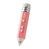 Lápiz de impresión 3D recargable FUNJOY CH415-14 con luz indicadora, lápiz estéreo 3D para niños, baja temperatura, especificaciones: rosa + 14 rollos