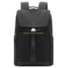 BANGE BG-8119 Mochila impermeable y resistente a golpes de gran capacidad para portátil de negocios y viajes (negro)