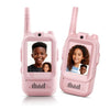 Walkie-talkie con videoteléfono inalámbrico para niños (rosa)